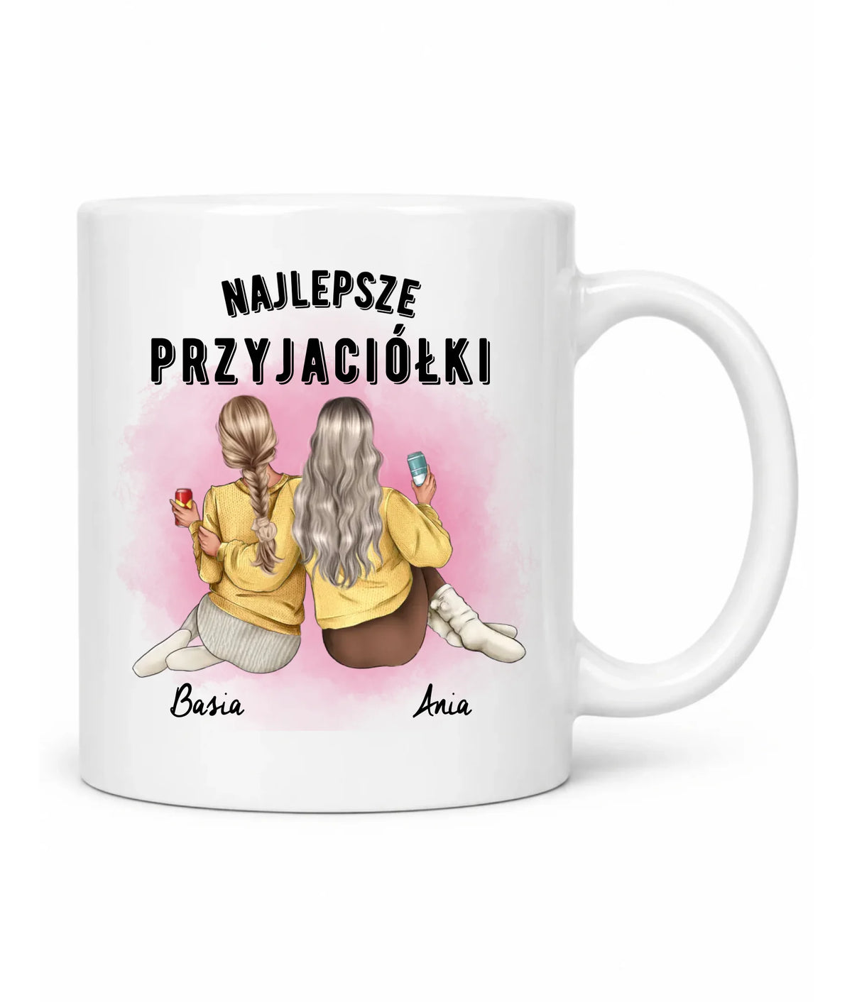 Kubek - prezent dla przyjaciółek - Najlepsze przyjaciółki 2-4 osób - personalizowany PR01