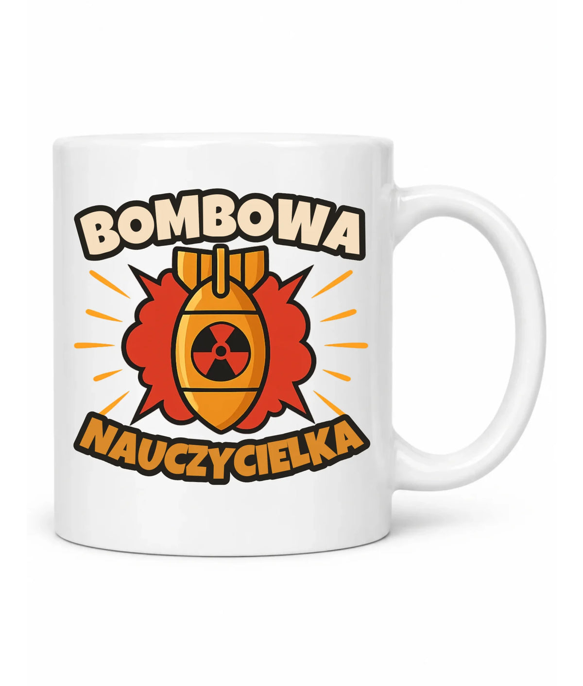 Kubek dla nauczycielki Bombowa Nauczycielka N34