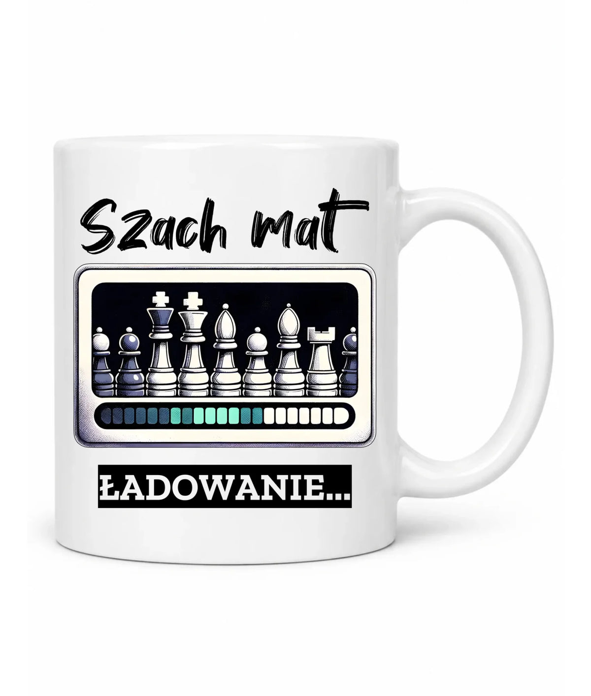 Kubek dla szachisty - Szach mat ładowanie HSZ08