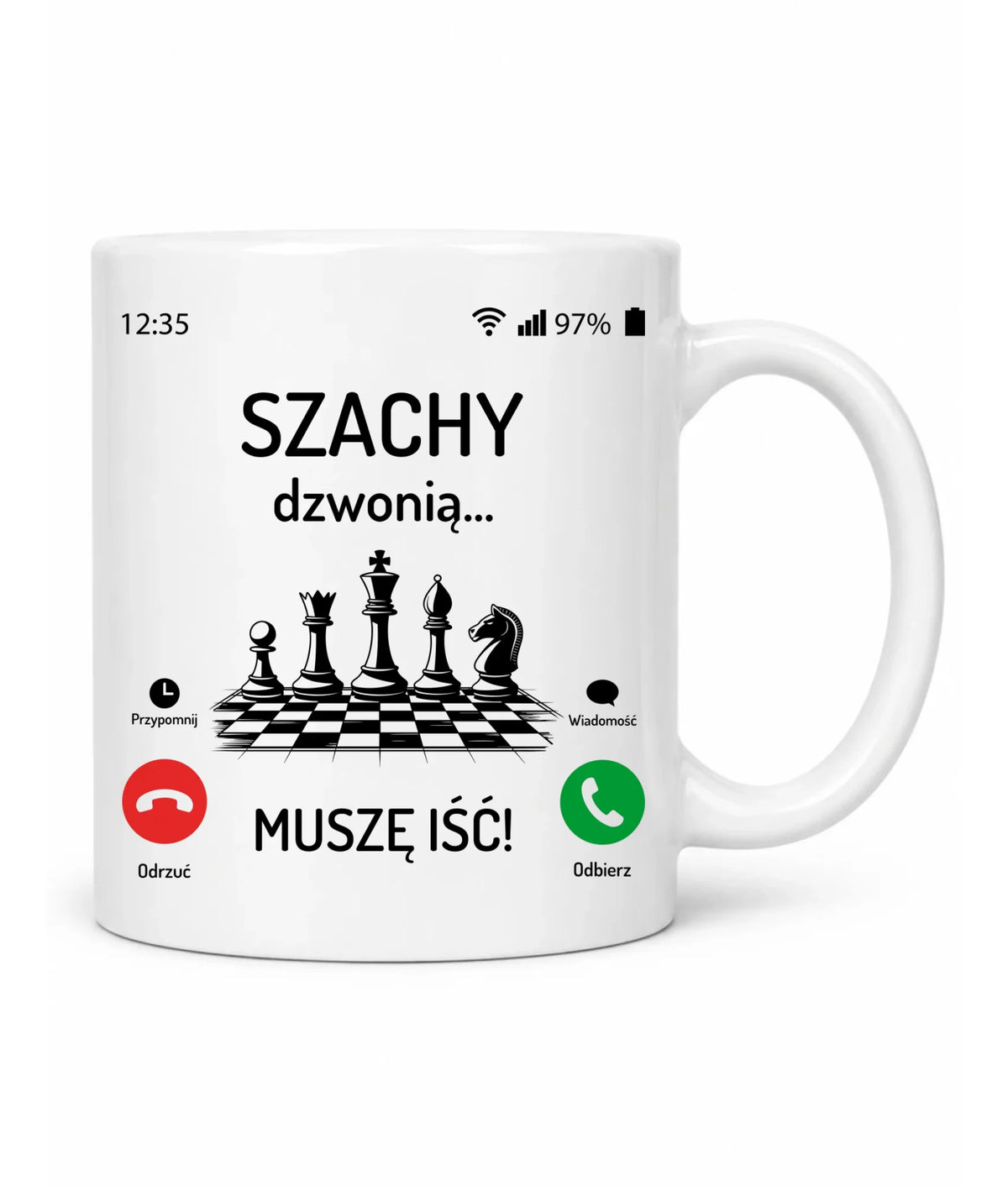 Kubek dla szachisty - Szachy dzwonią HSZ04