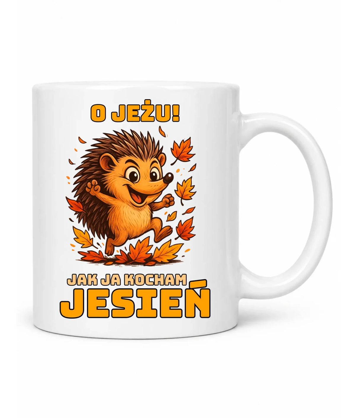 Kubek jesienny - O JEŻU! Jak ja kocham jesień JS31