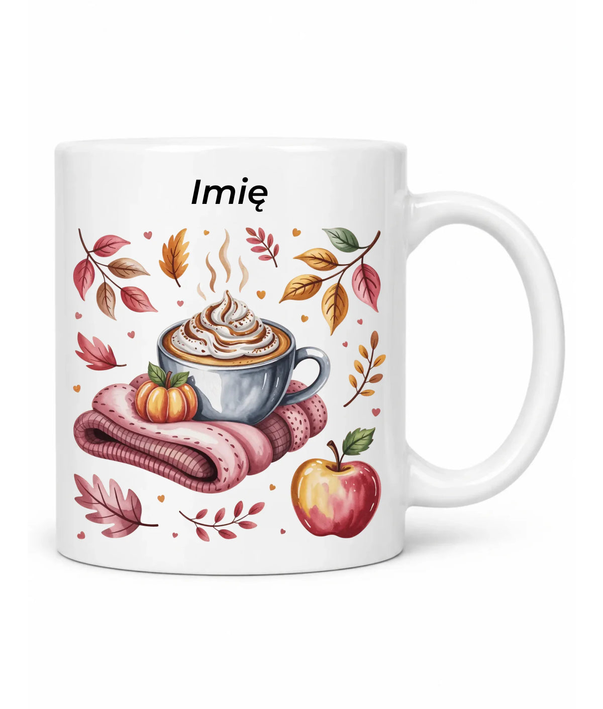 Kubek jesienny - Przytulna jesień - personalizowany JS29