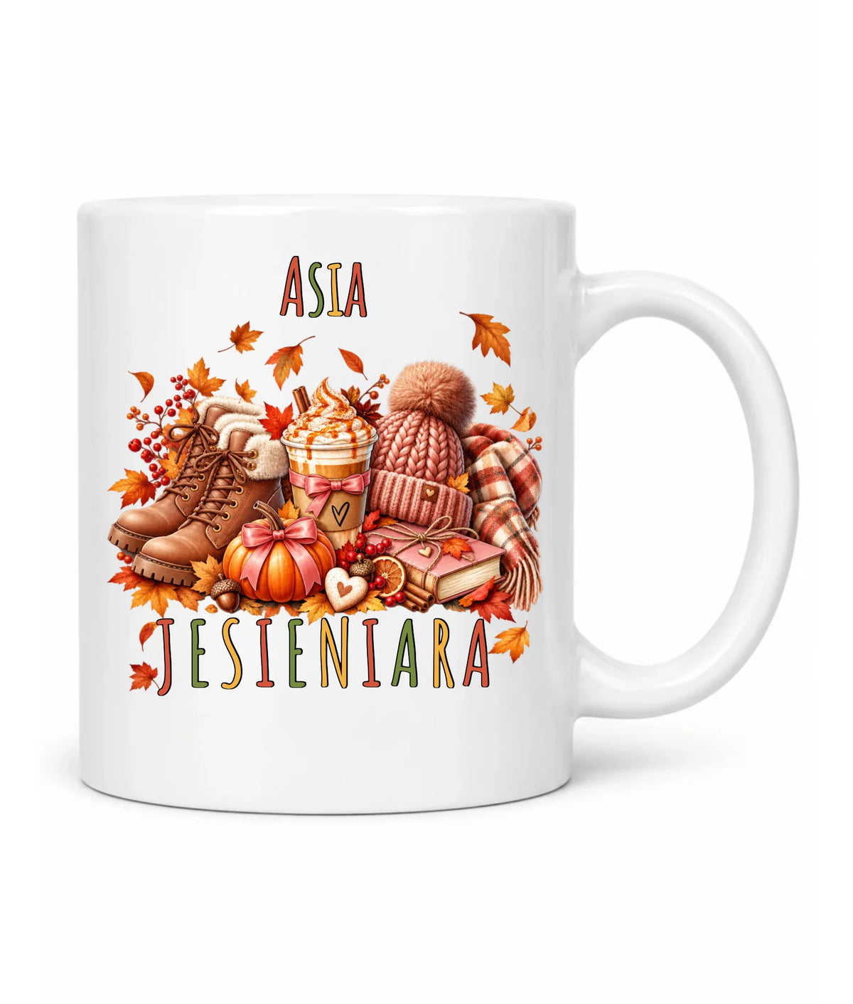Kubek jesienny z imieniem - Jesieniara