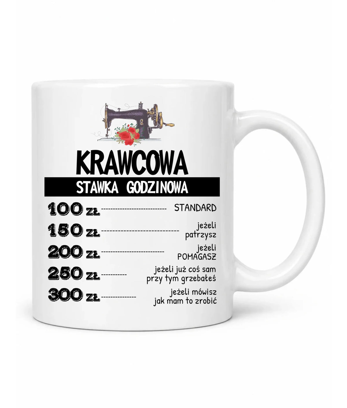 Kubek szyciowy dla krawcowej – Stawka godzinowa HS26