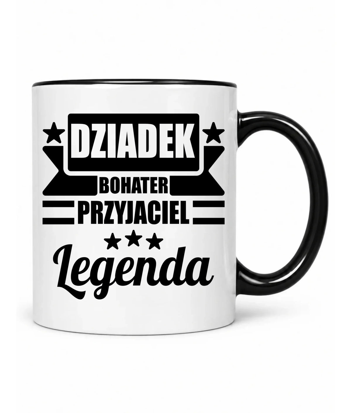 Kubek dla dziadka - Bohater przyjaciel legenda D20