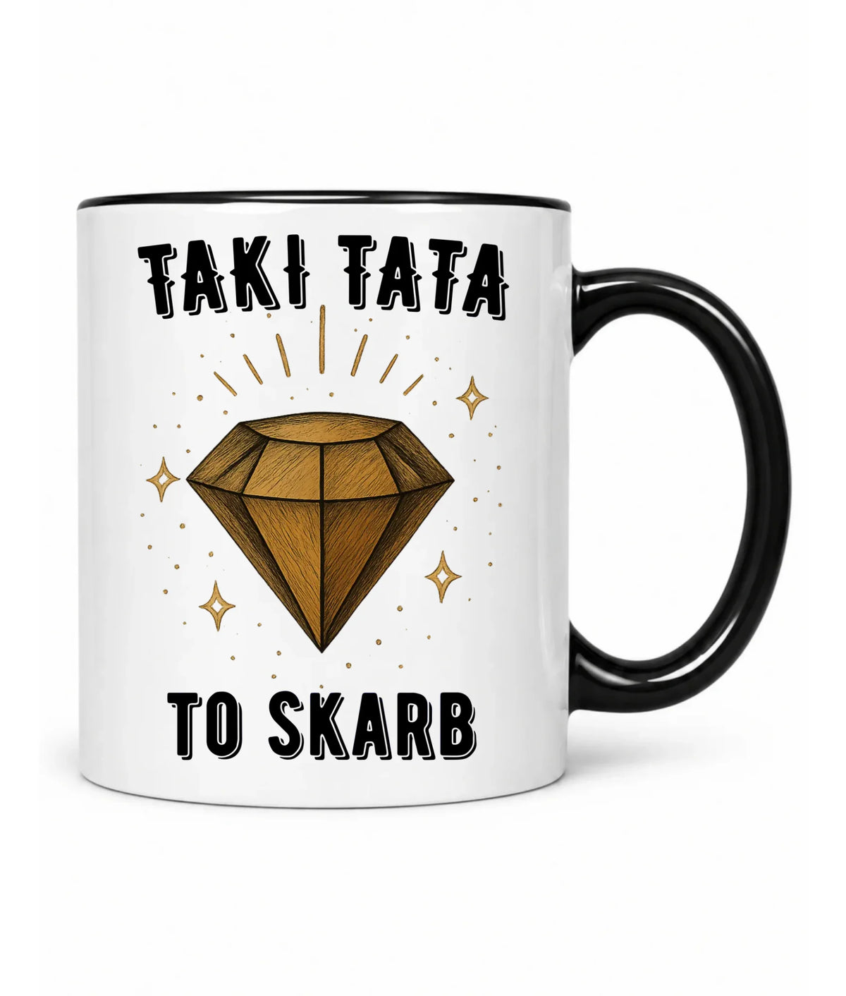Kubek dla taty - Taki tata to skarb - personalizowany DT17
