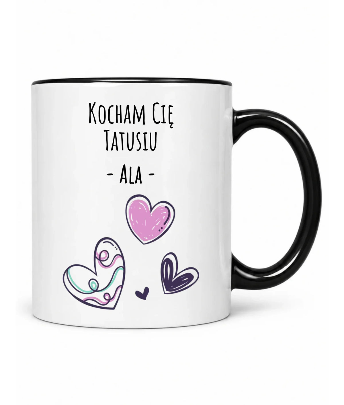 Kubek dla taty - Kocham Cię Tatusiu - personalizowany DT13