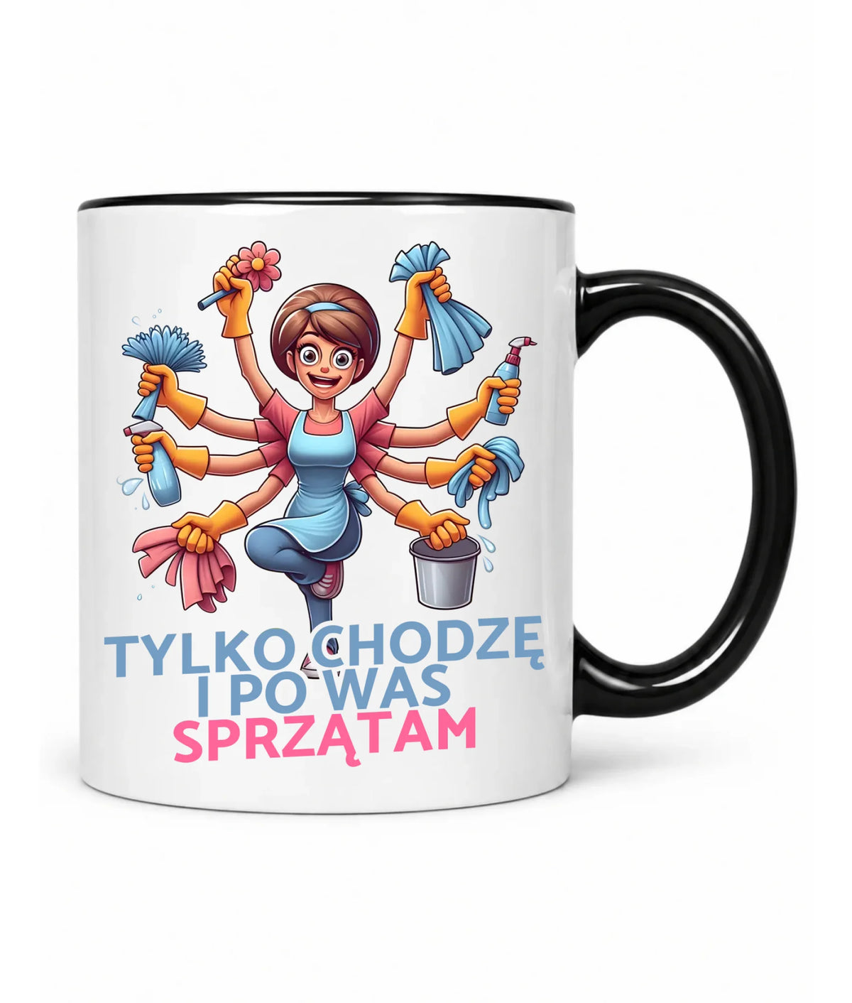 Kubek dla mamy - Tylko chodzę i po Was sprzątam DM42