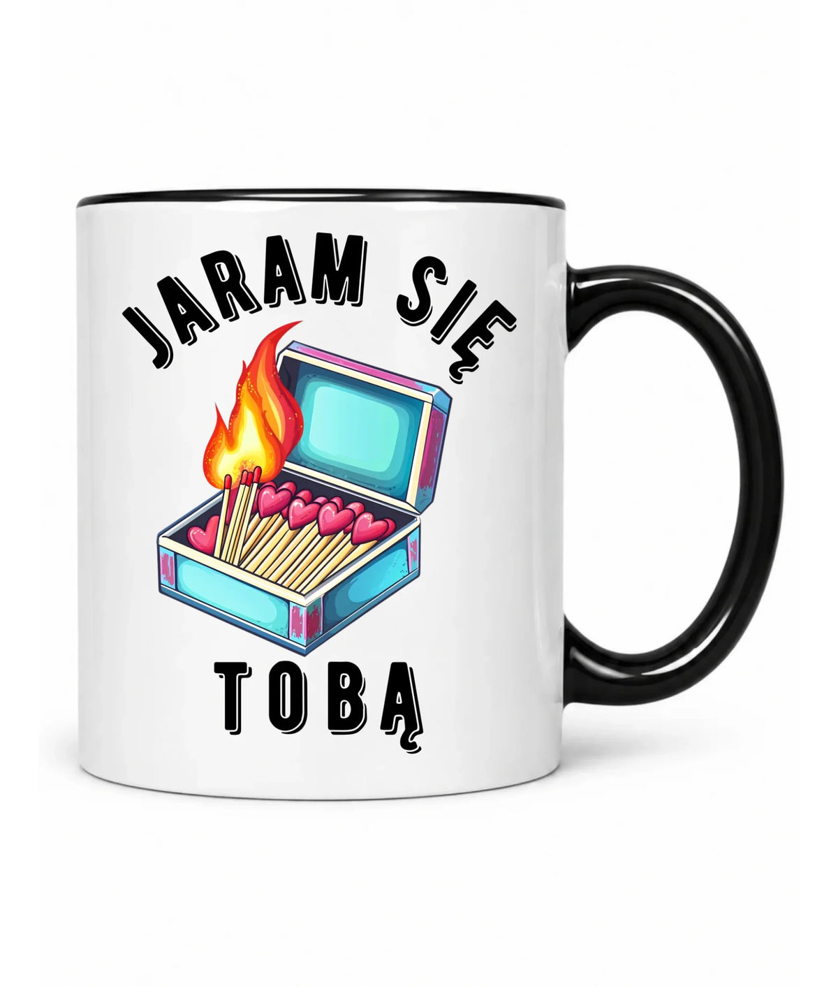 Kubek dla zakochanych - Jaram się Tobą W39