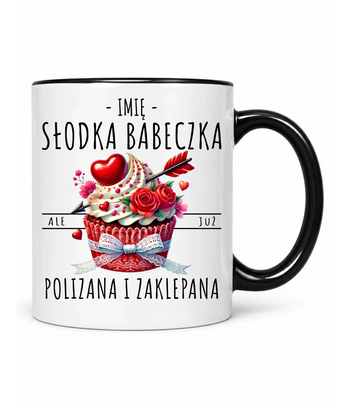 Kubek - Słodka babeczka polizana i zaklepana - personalizowany W37