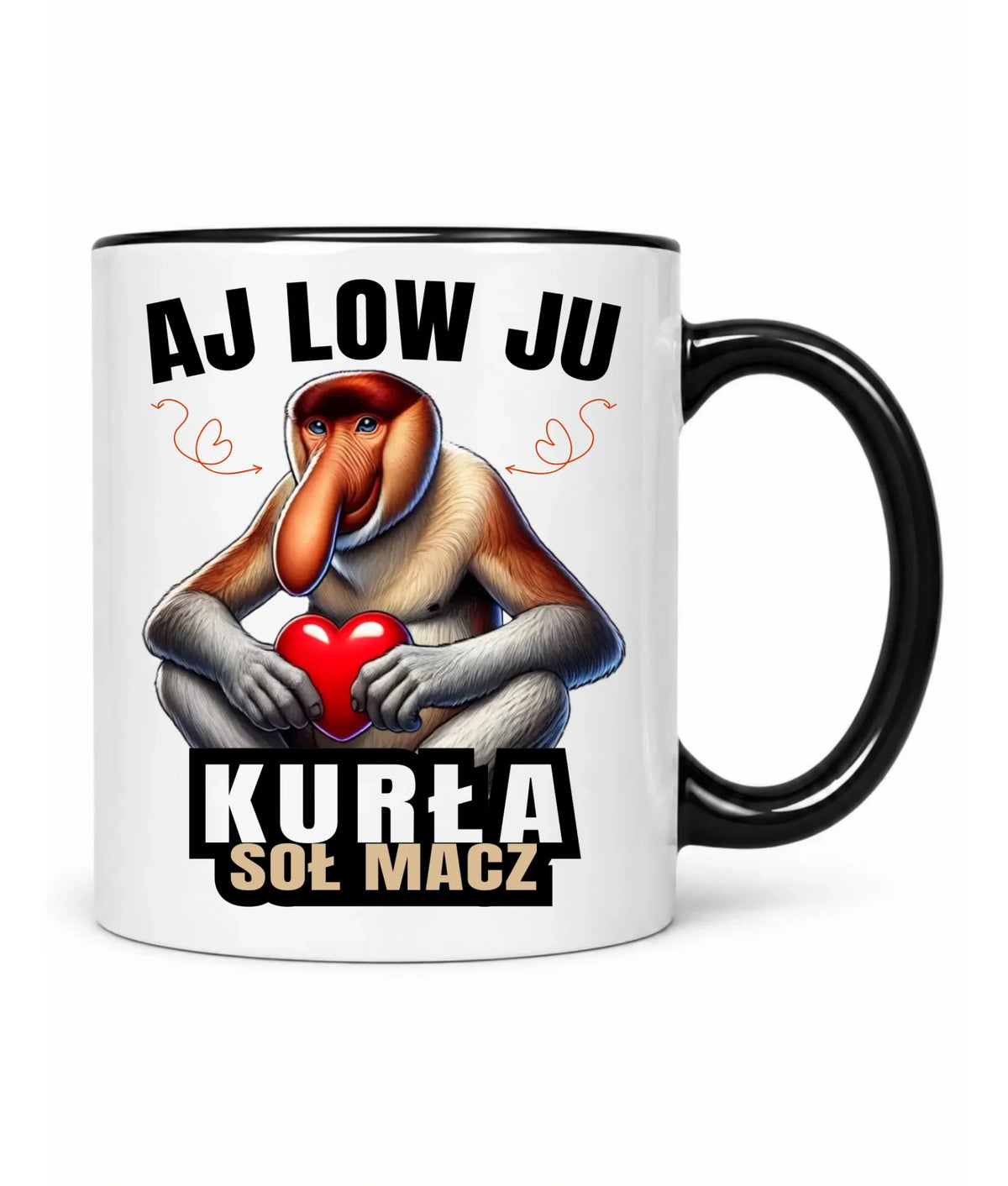 Kubek dla par - Janusz nosacz - Aj low ju kurła W26