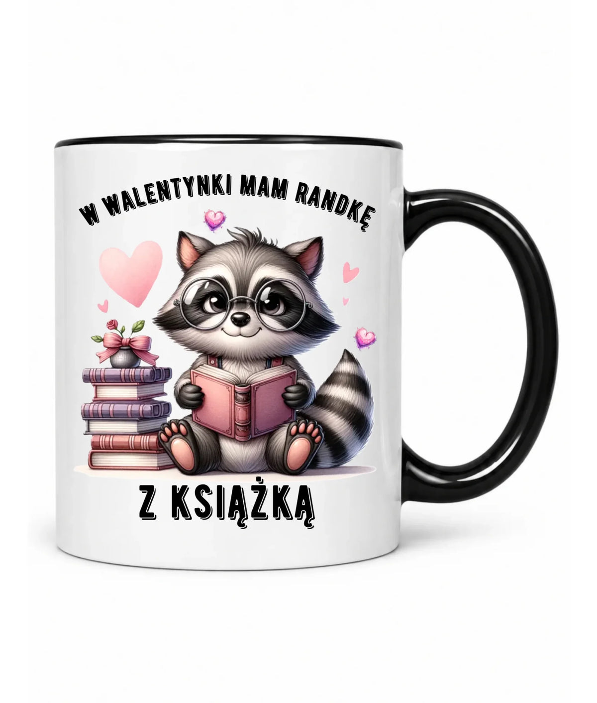 Kubek na Walentynki dla mola książkowego – Mam randkę z książką W20