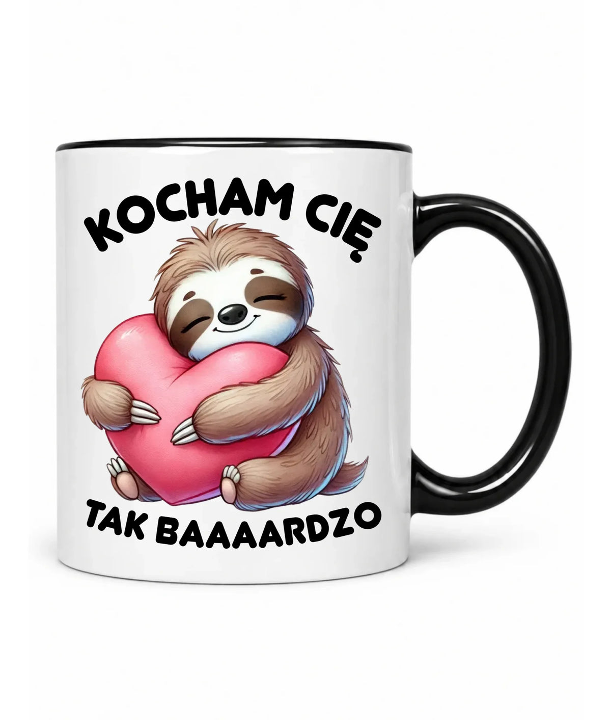 Kubek - Leniwiec Kocham Cię tak baaaardzo W16