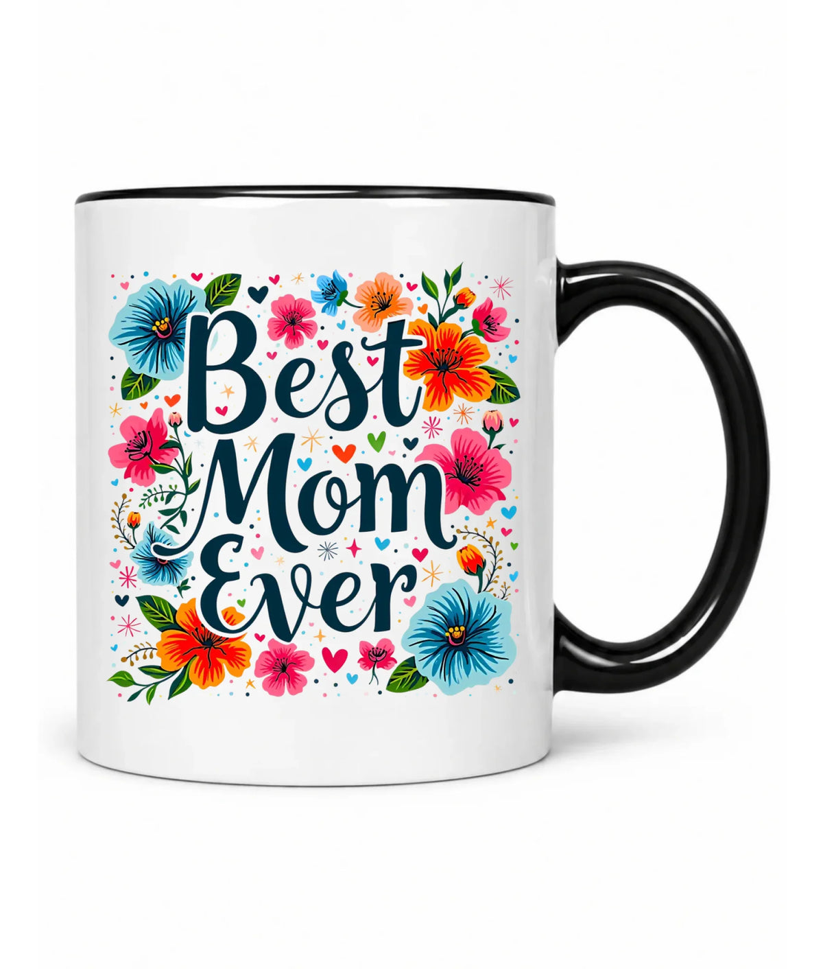 Kubek dla mamy - Kwiaty - Best mom ever DM34