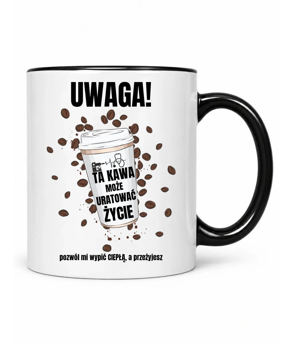 Kubek dla medyka - Ta kawa może uratować życie ZL05