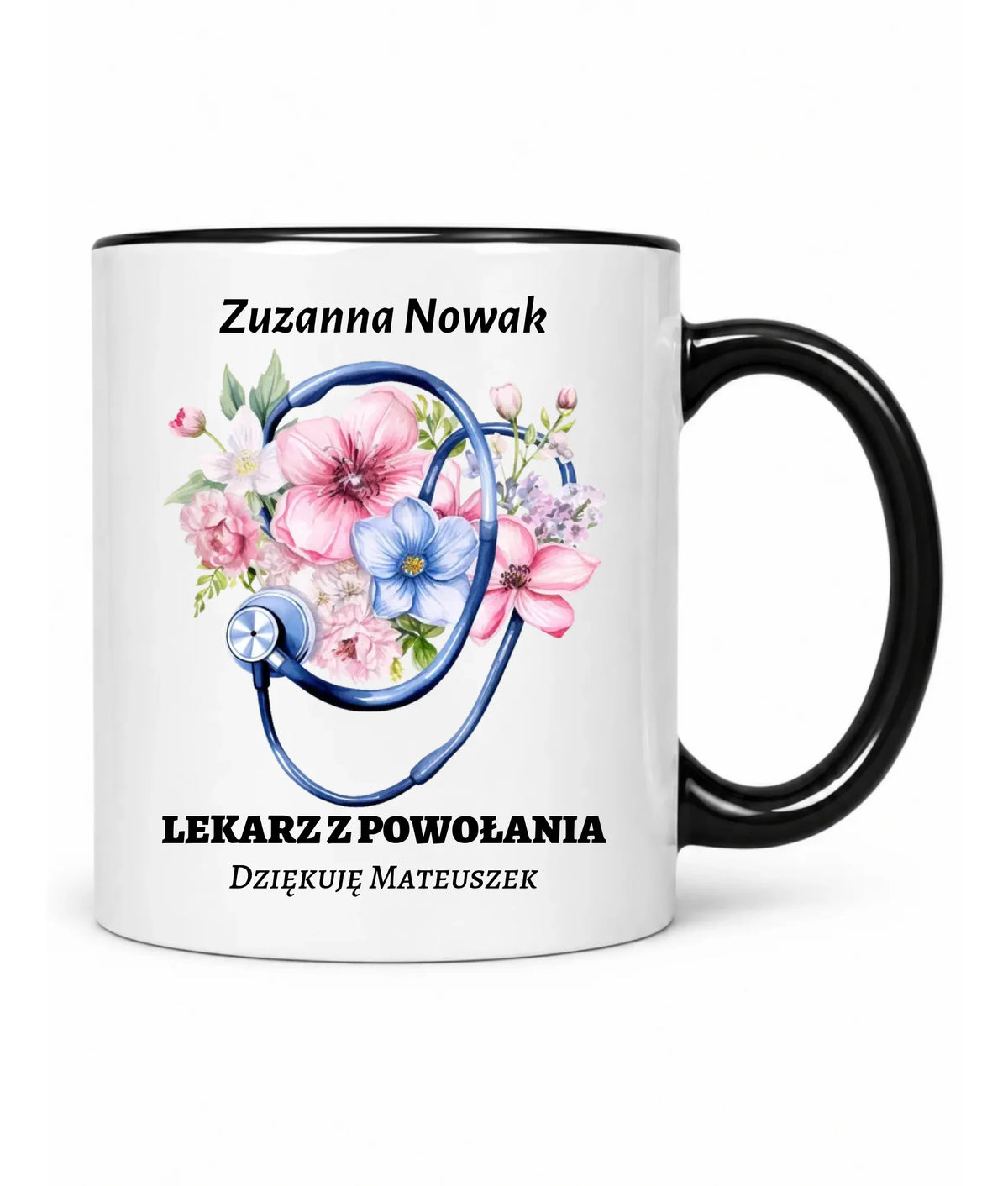 Kubek dla lekarza - Lekarz z powołania - personalizowany ZL07