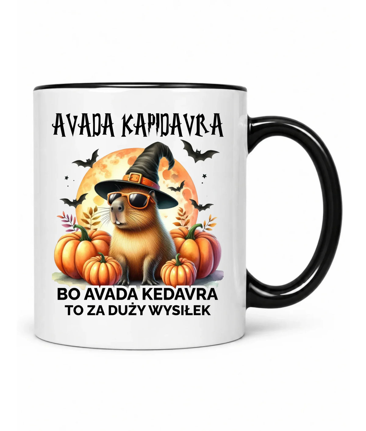 Kubek halloweenowy - Kapibara - Avada Kapidavra HL21