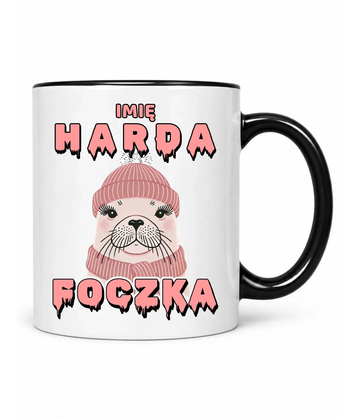 Kubek - prezent dla morsa - Harda foczka - personalizowany HM05