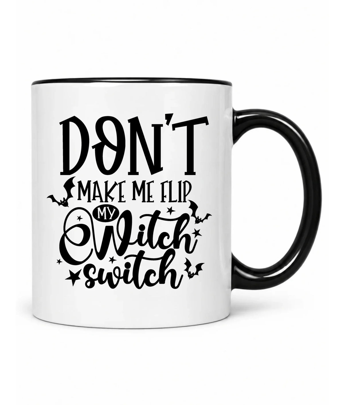 Kubek na Halloween - Don't make me flip my witch switch - śmieszny HL11