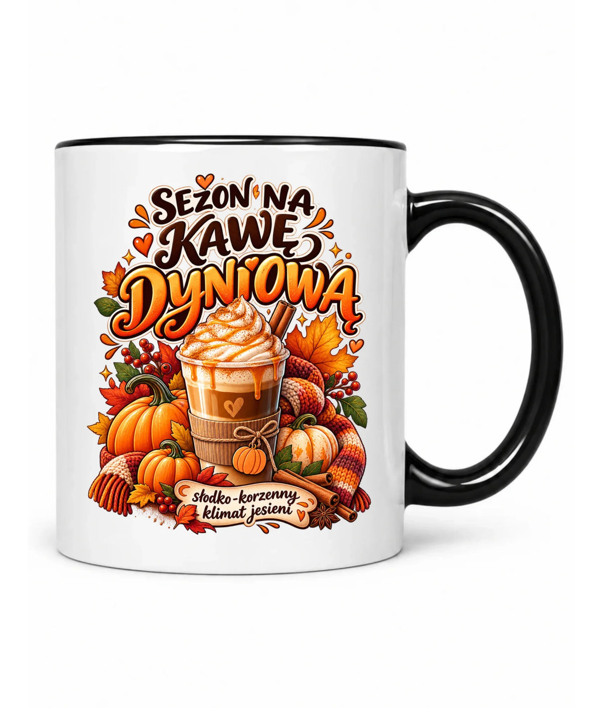 Kubek jesienny - Sezon na kawę dyniową