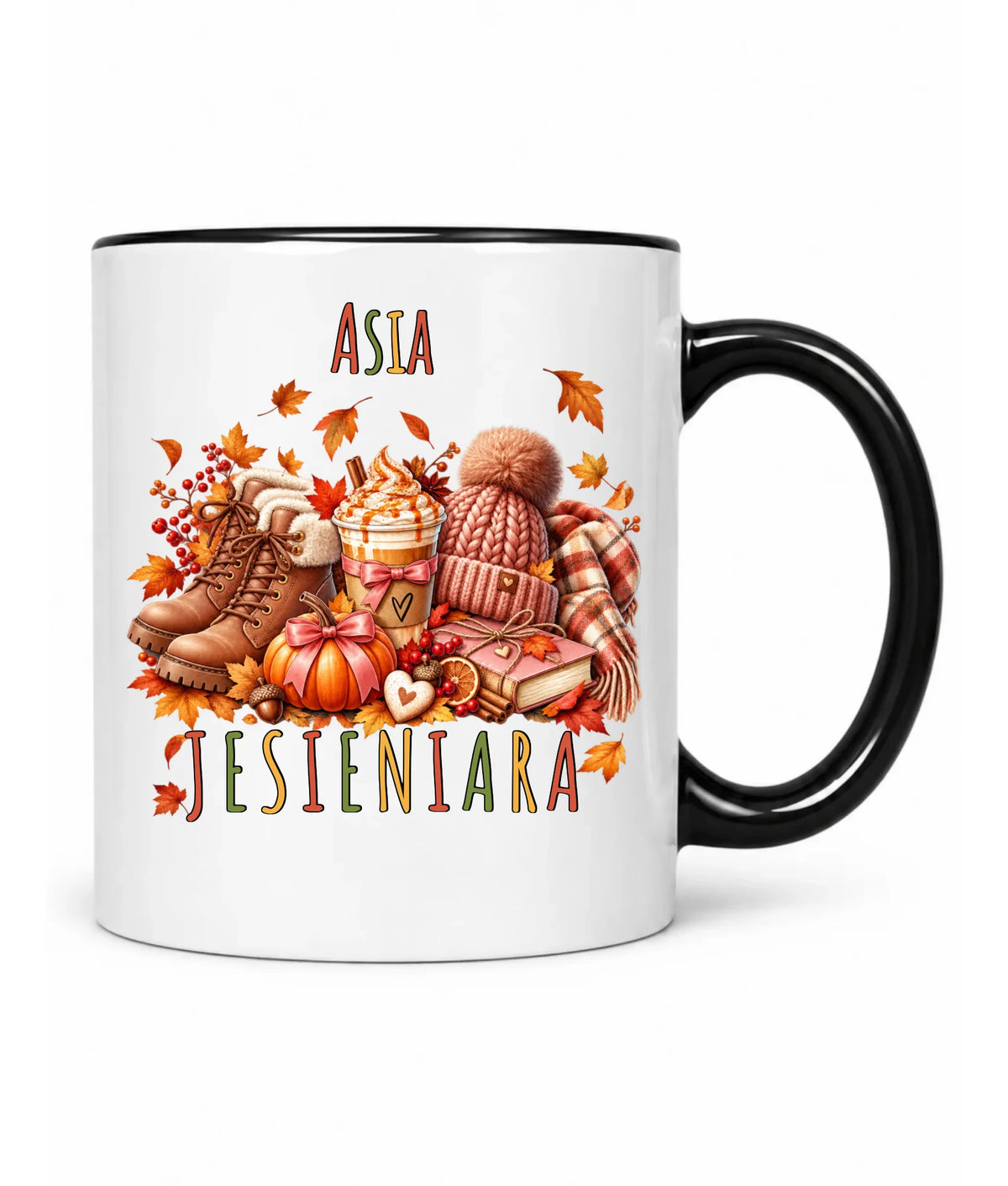 Kubek jesienny z imieniem - Jesieniara