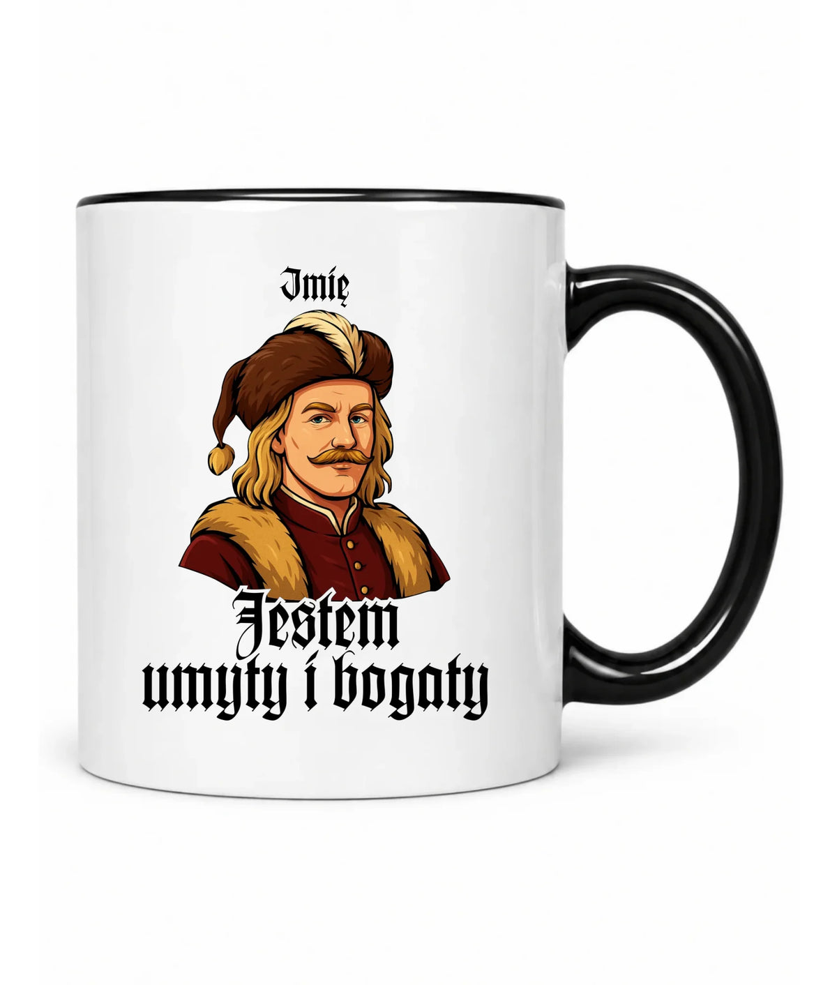 Kubek - Jestem umyty i bogaty - dla fanów serialu 1670 - personalizowany H60