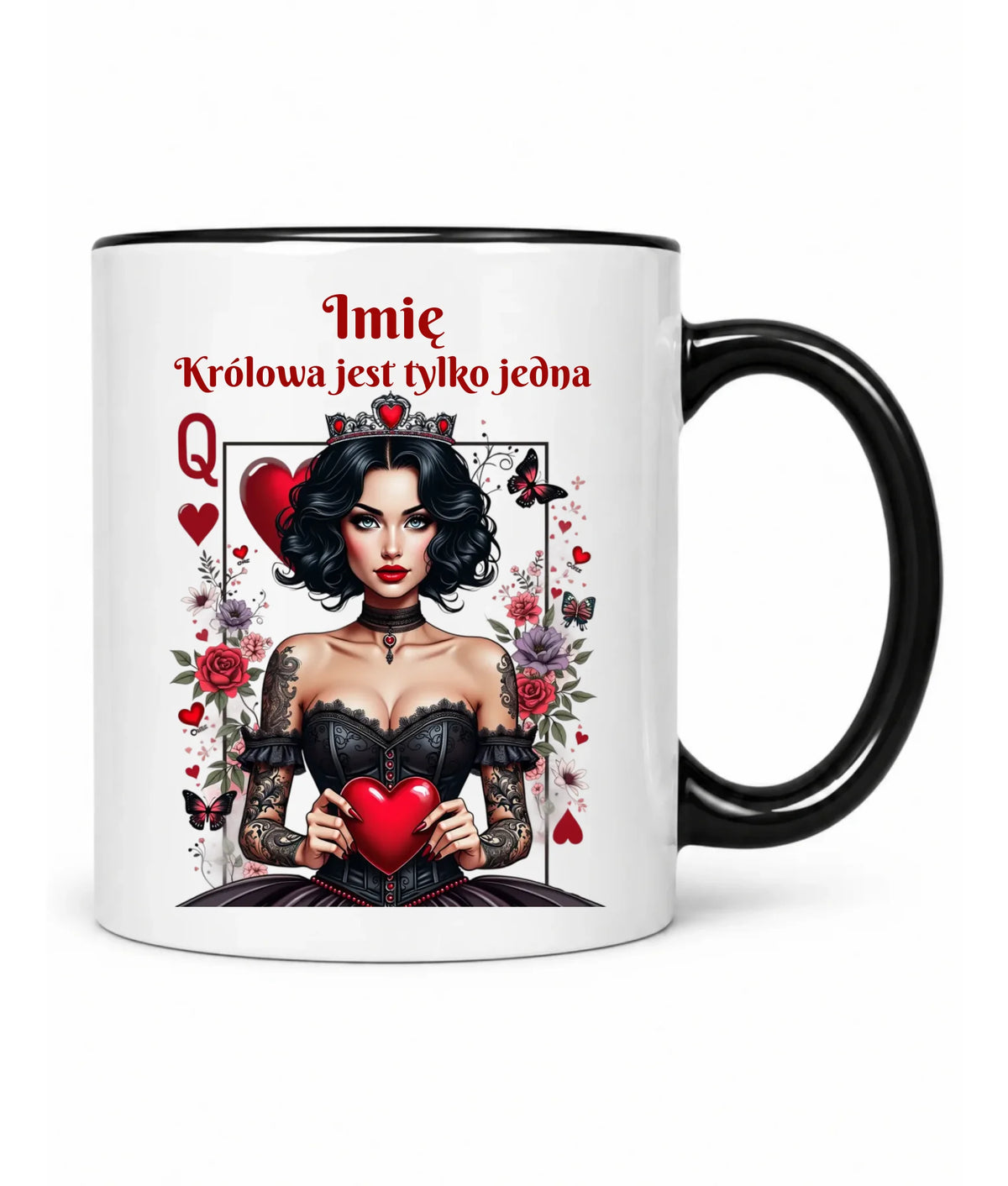 Kubek dla niej - Królowa jest tylko jedna - personalizowany W46