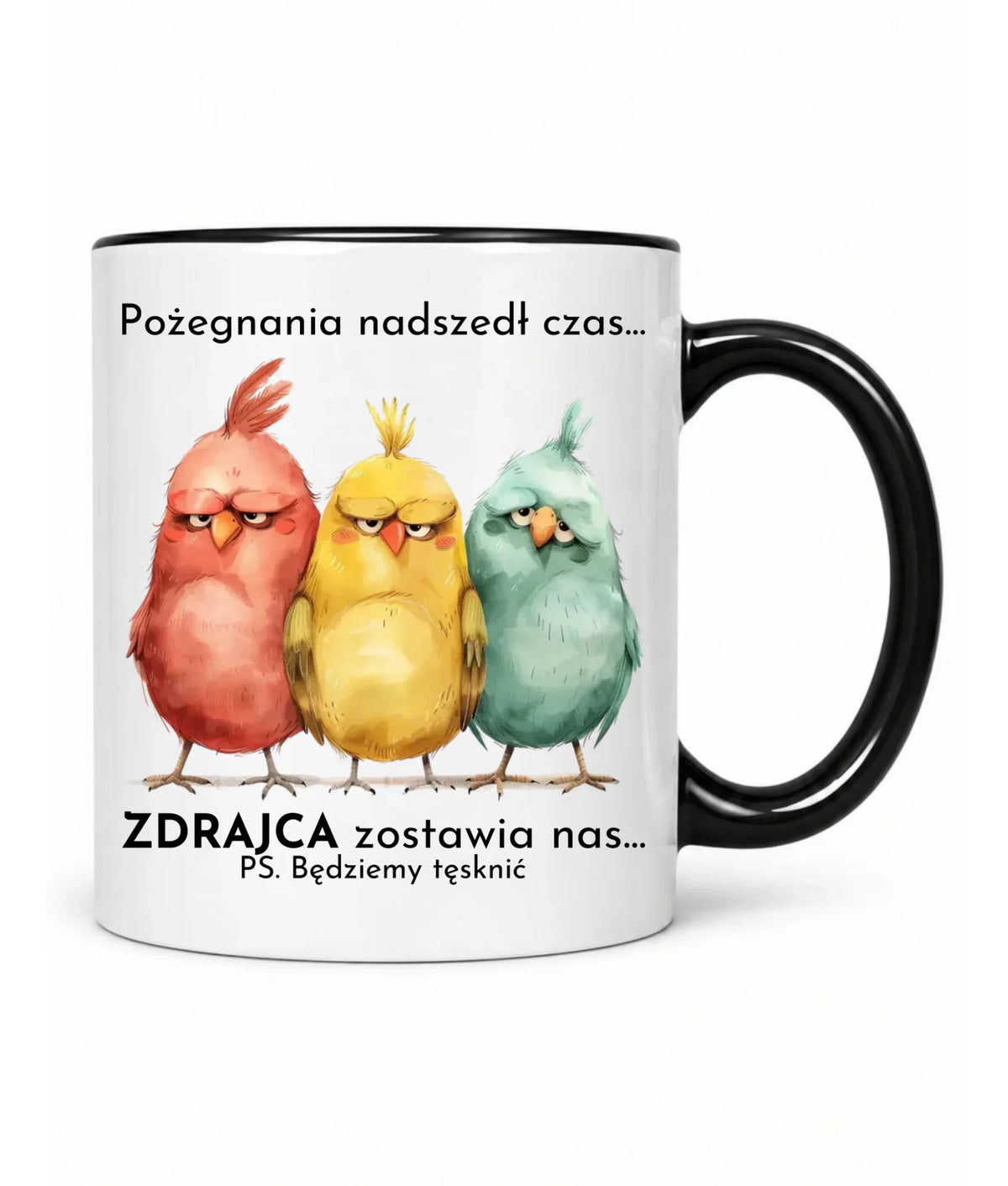 Kubek na odejście z pracy - Pożegnania nadszedł czas