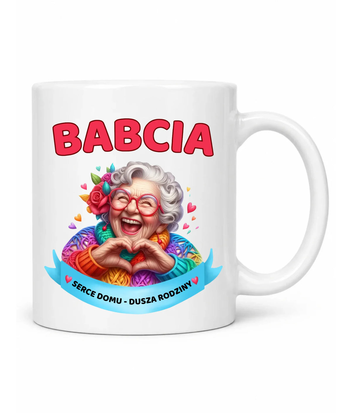 Kubek dla babci - Babcia serce domu dusza rodziny B25