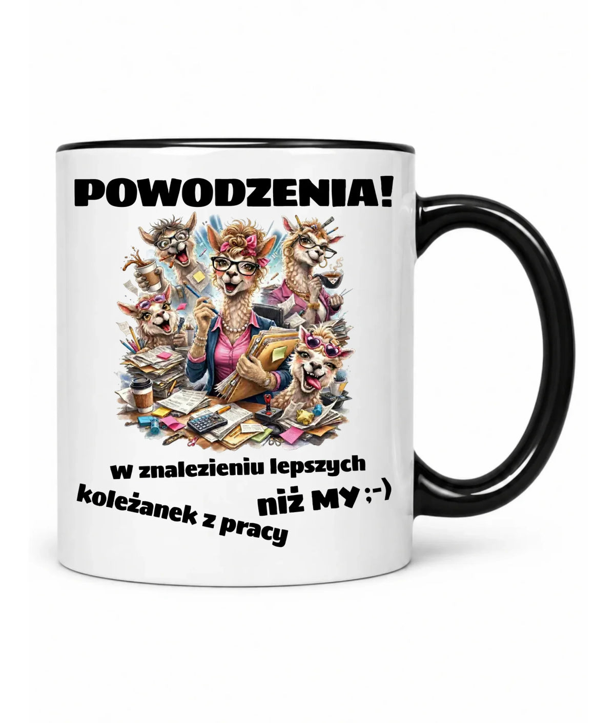 Kubek na odejście z pracy - Powodzenia w znalezieniu lepszych koleżanek