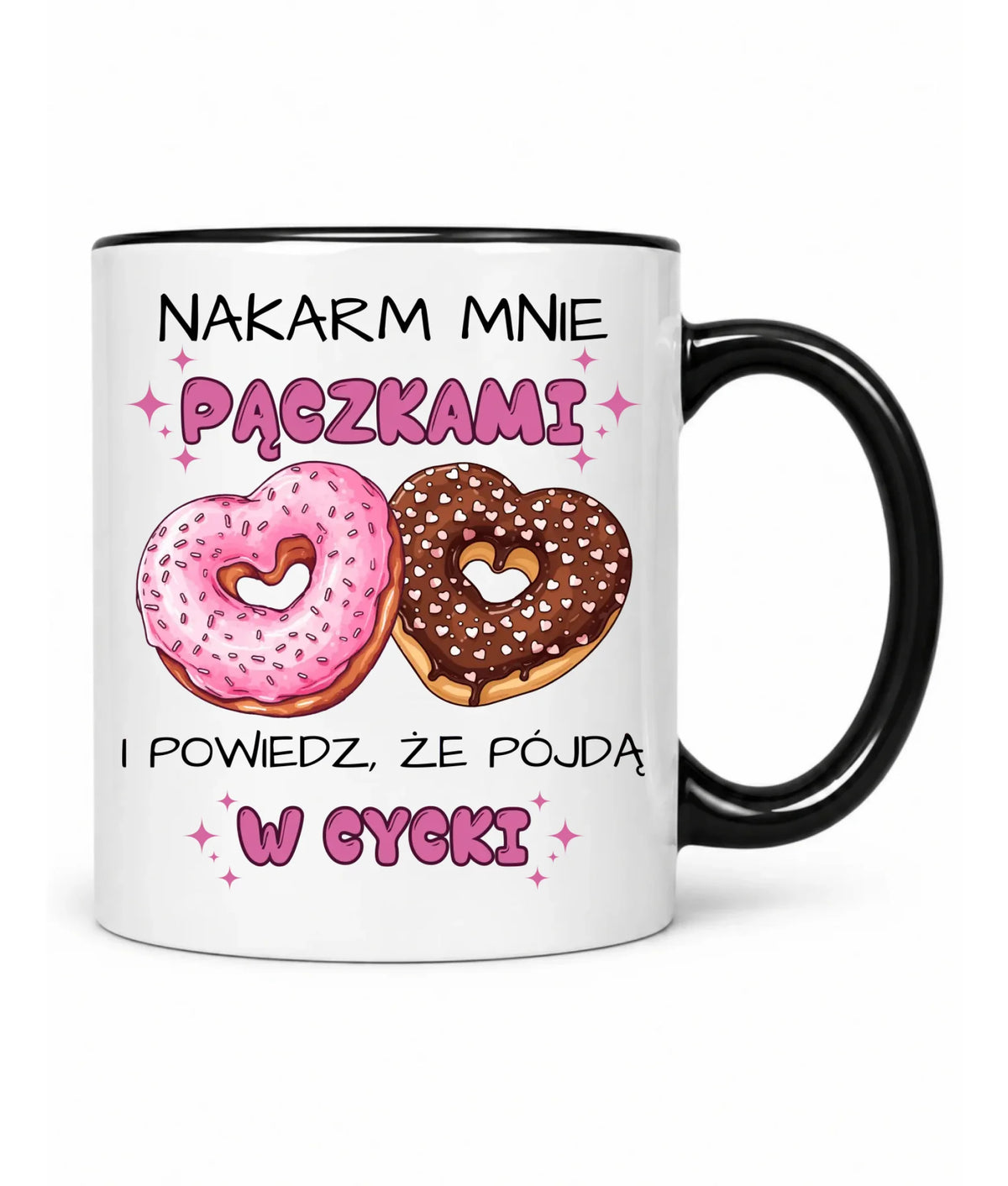 Kubek dla dziewczyny - Nakarm mnie pączkami W59
