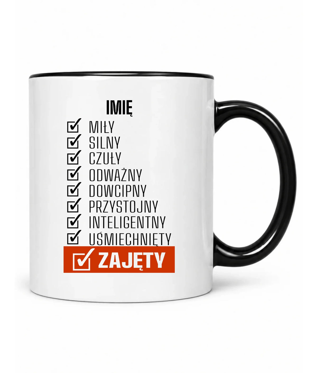 Kubek - Zajęty prezent dla chłopaka męża narzeczonego - personalizowany DCH05