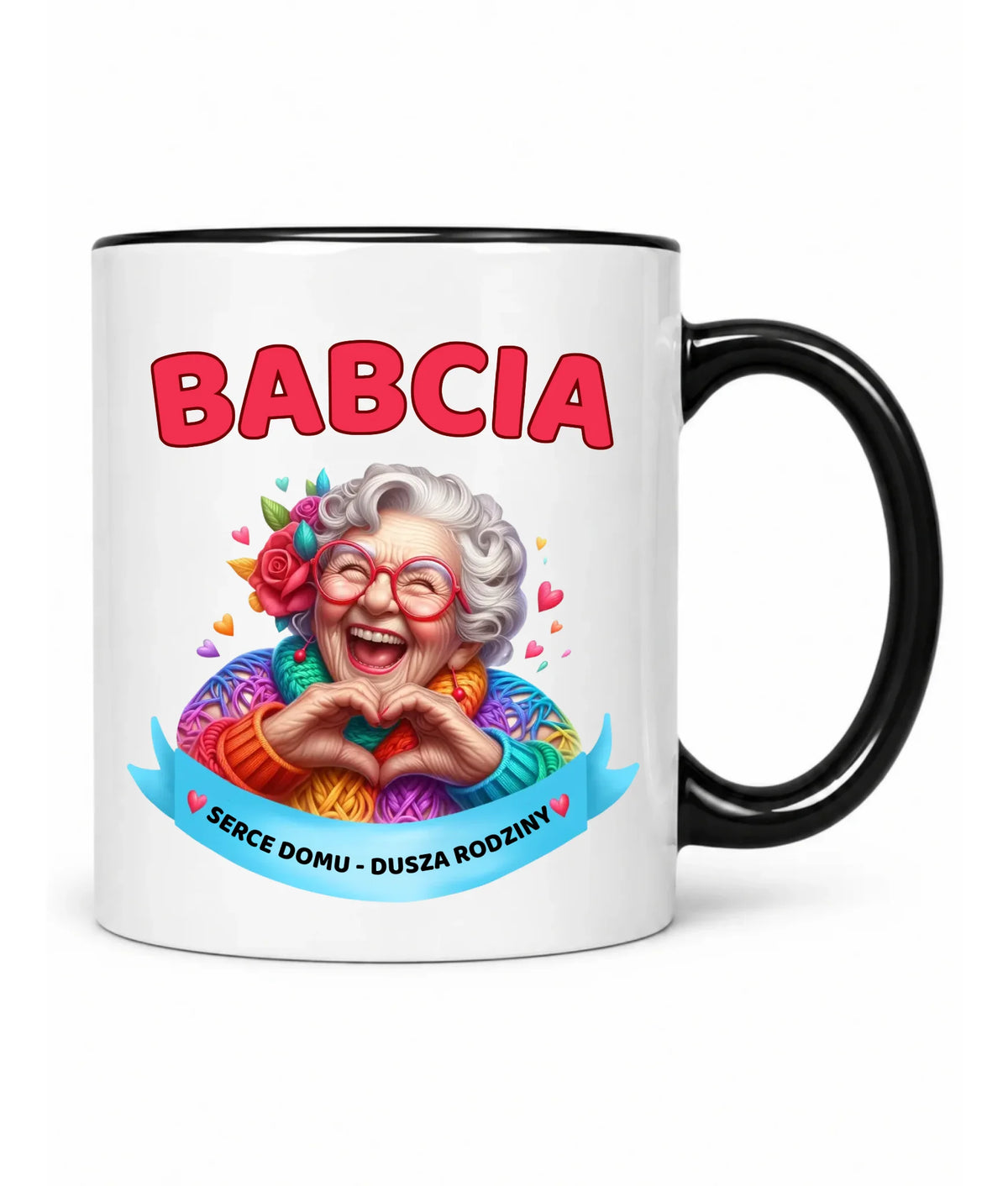 Kubek dla babci - Babcia serce domu dusza rodziny B25
