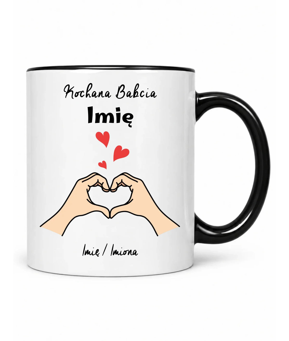 Kubek dla babci - Kochana Babcia podpis - personalizowany B13