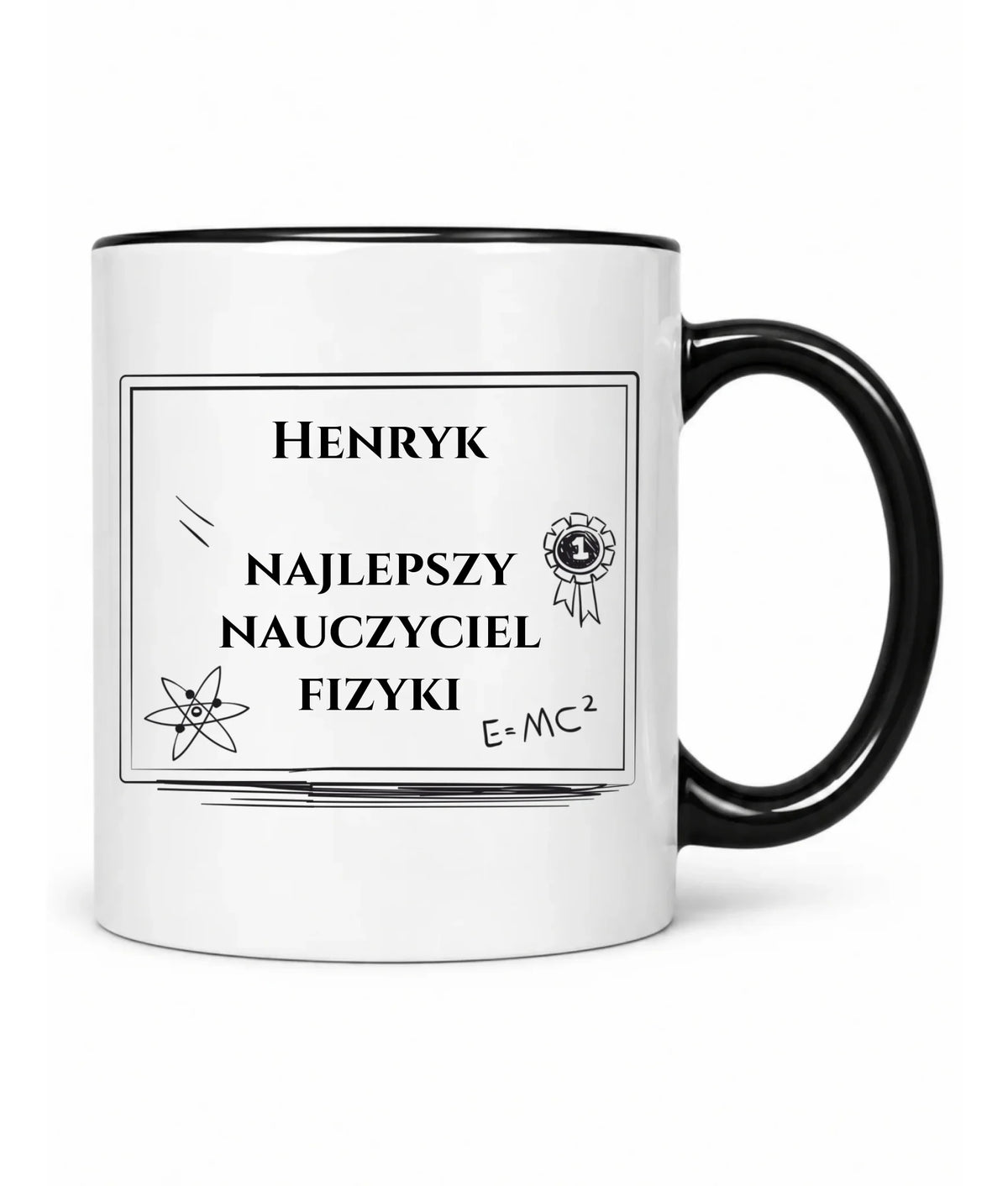 Kubek z imieniem dla nauczyciela lub nauczycielki fizyki N66