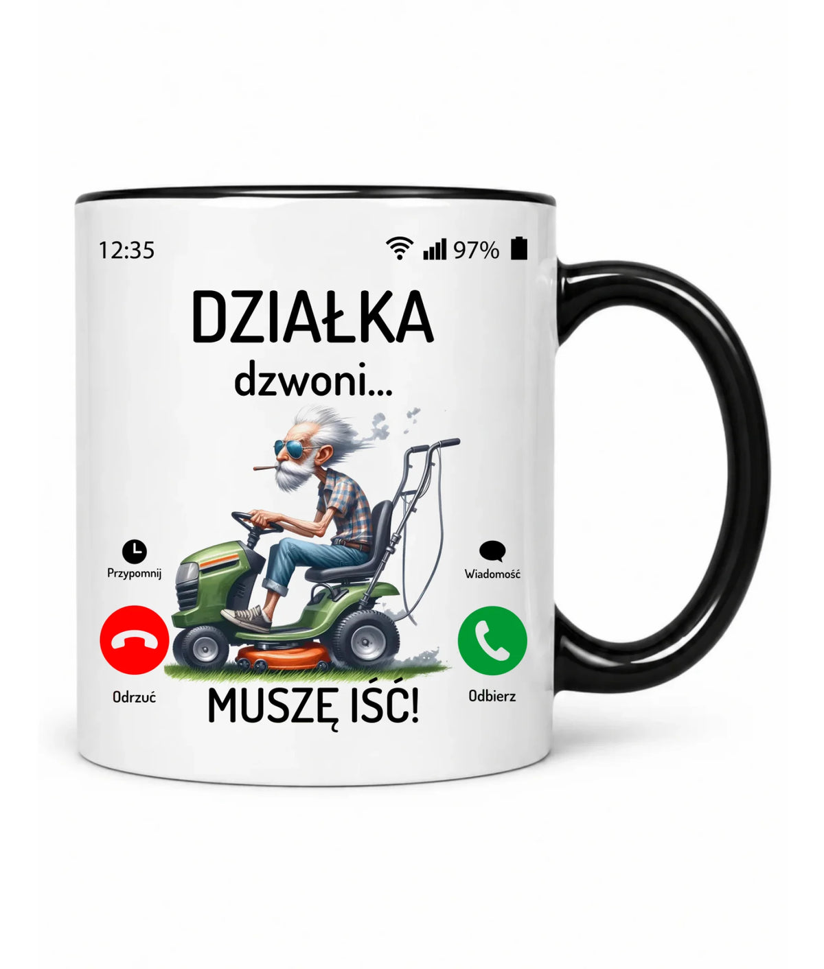 Kubek dla dziadka - Działka dzwoni muszę iść D35