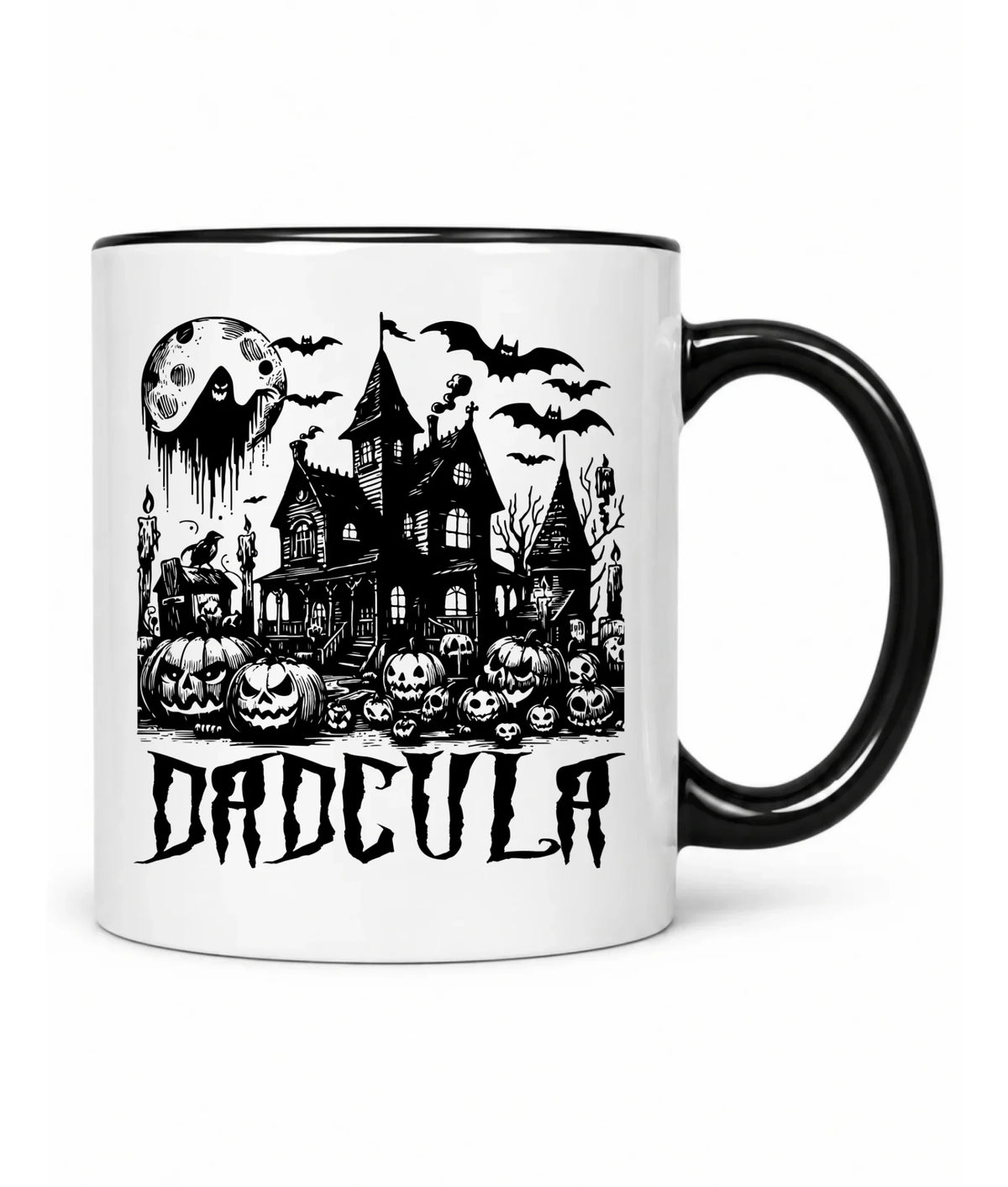 Kubek halloweenowy dla taty -  Upiorny dom - Dadcula HL19