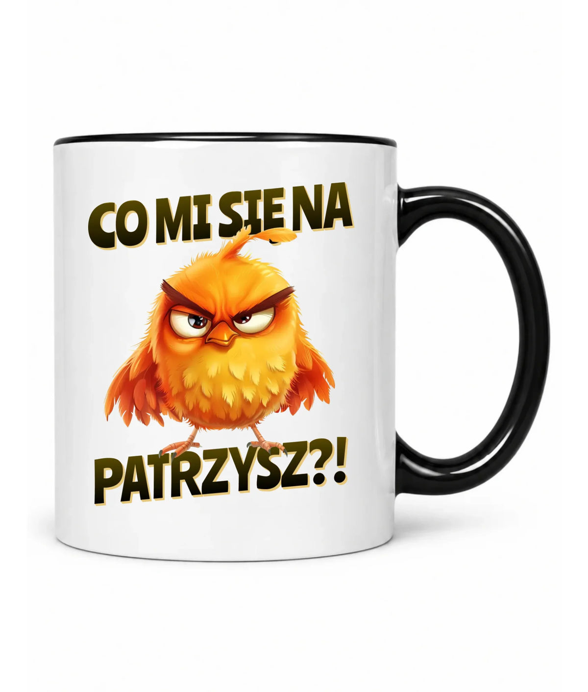 Śmieszny kubek - Prezent dla chłopaka kolegi - Co mi się na ptaka patrzysz DCH24