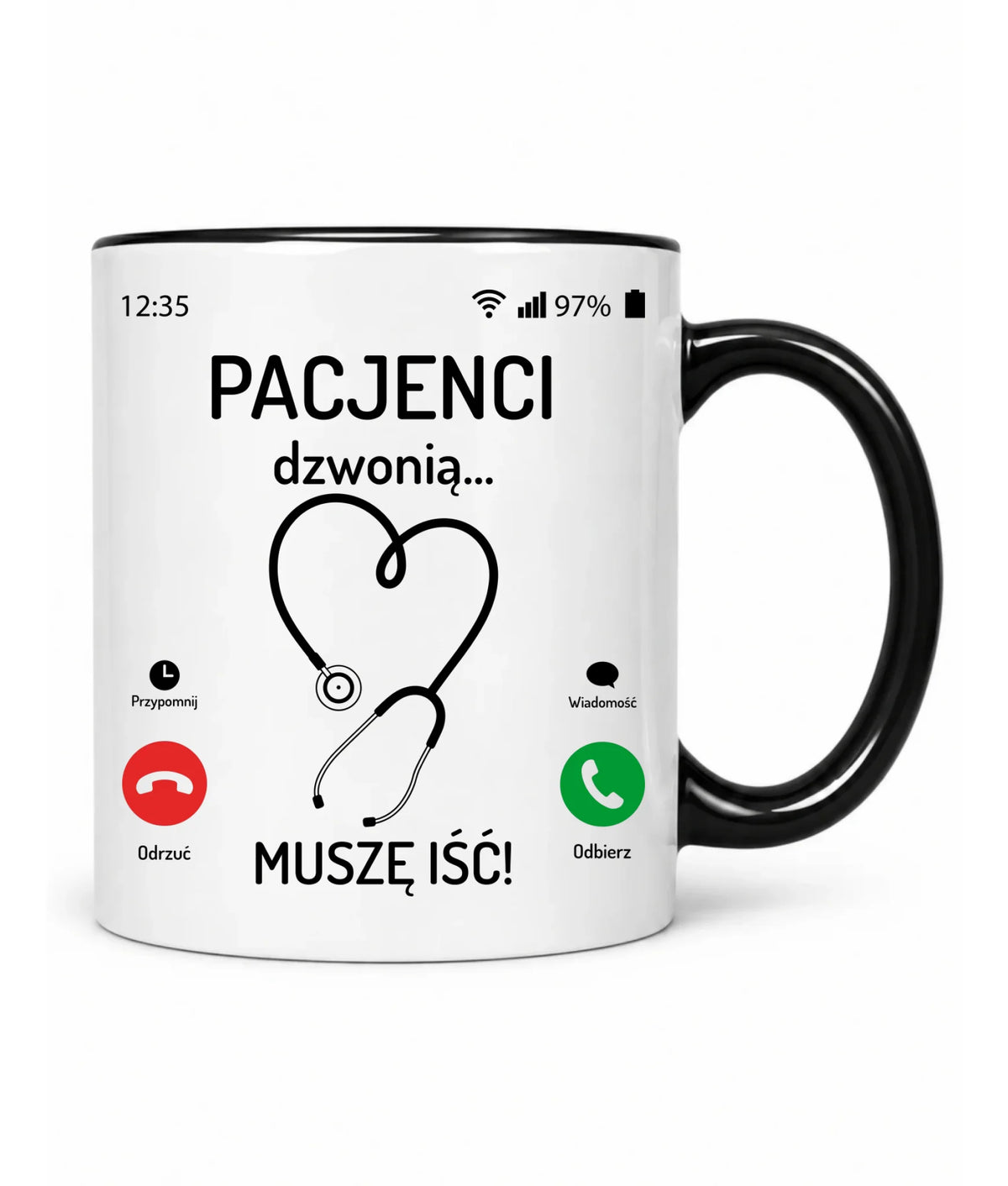 Kubek dla lekarza - Pacjenci dzwonią muszę iść ZL06