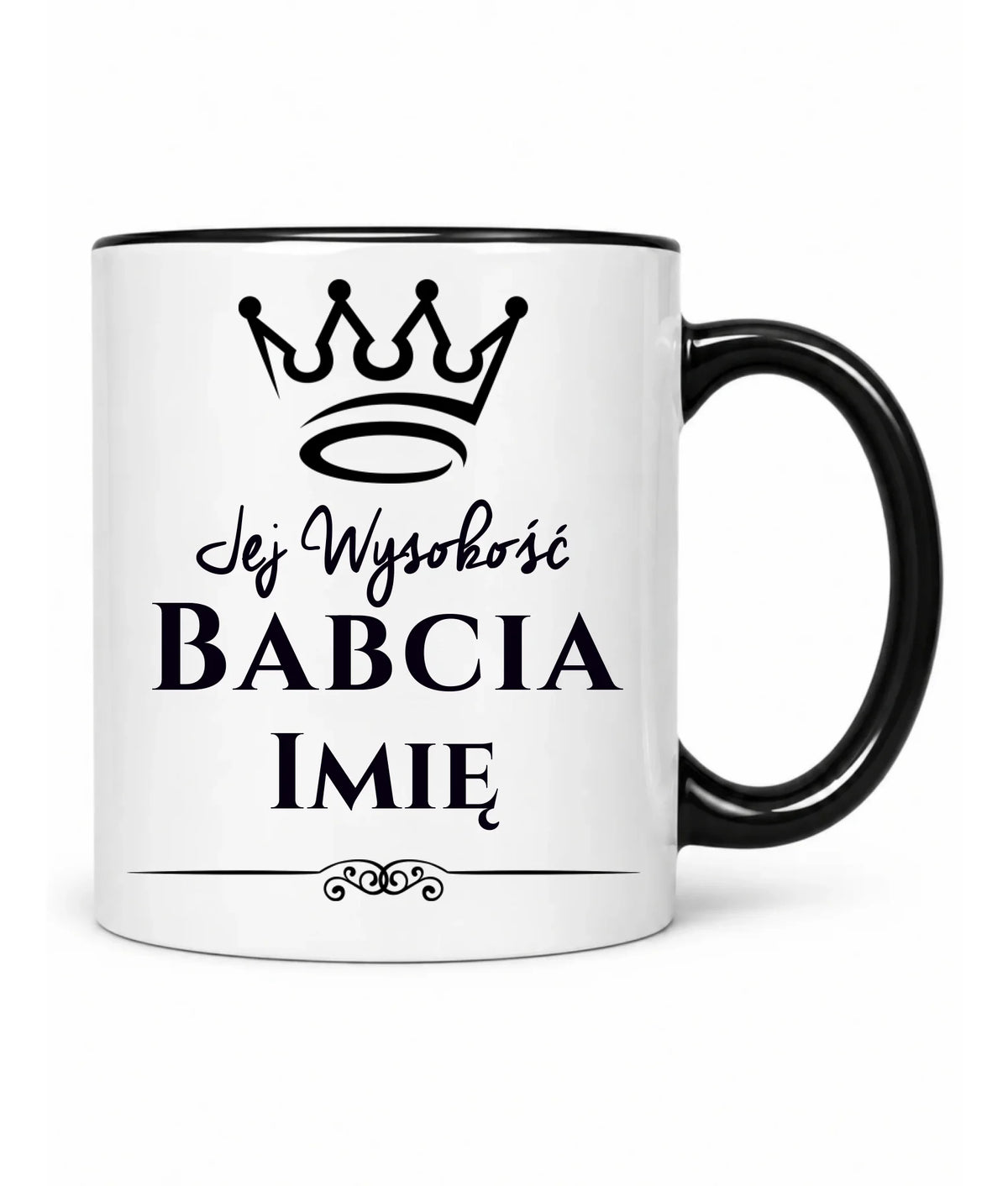 Kubek dla babci - Jej Wysokość Babcia - personalizowany B11