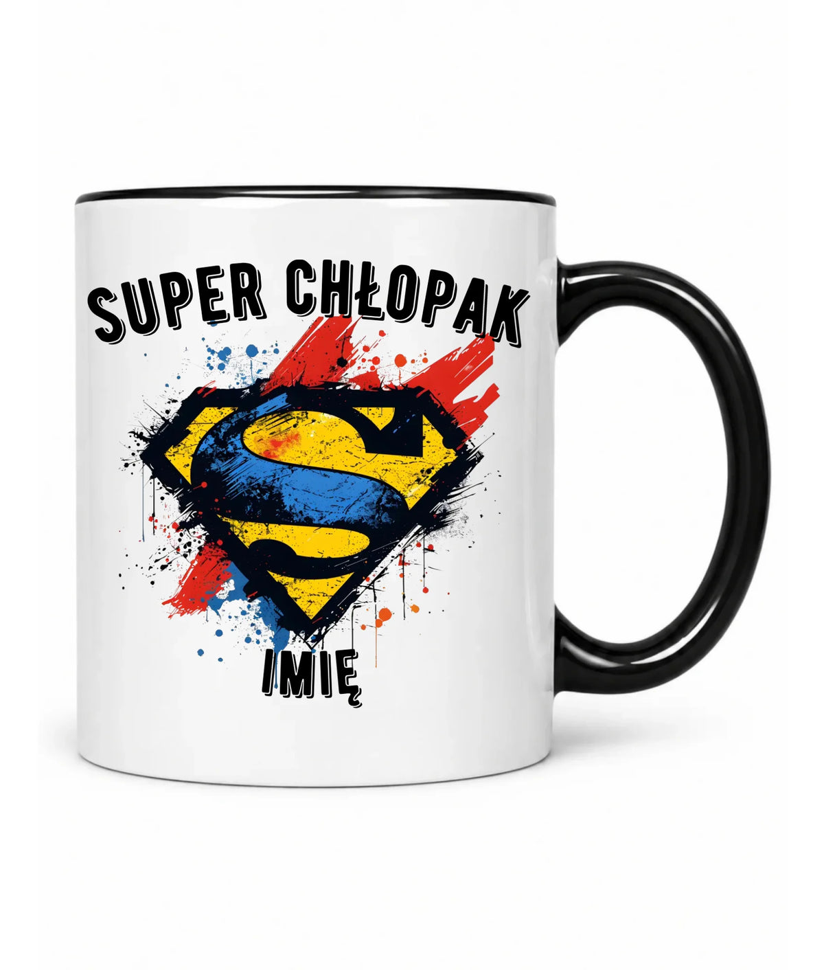 Kubek - prezent na Dzień Chłopaka - Super Chłopak - personalizowany DCH18