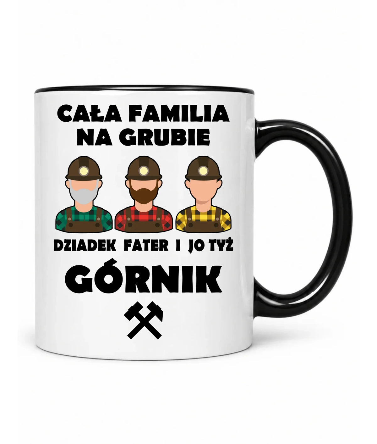 Kubek dla górnika - Cała familia na grubie