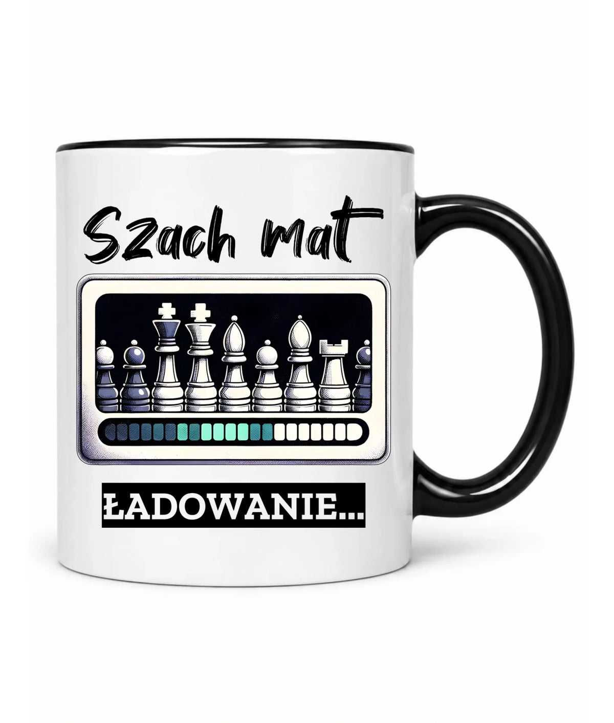 Kubek dla szachisty - Szach mat ładowanie HSZ08