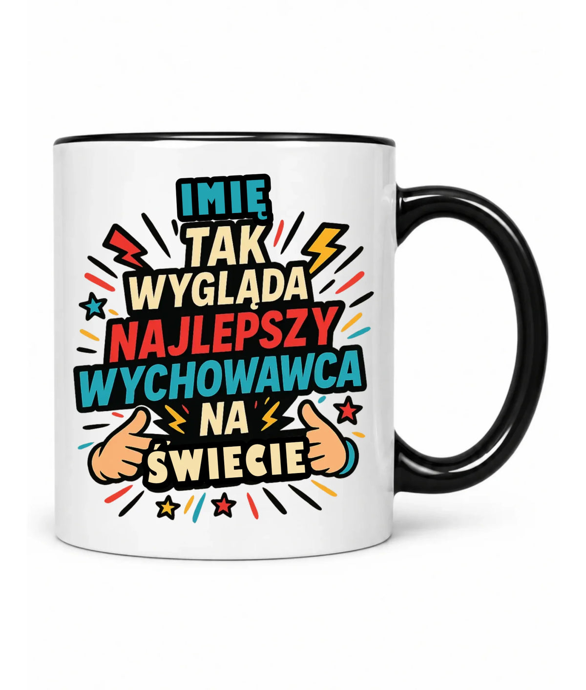 Kubek dla wychowawcy z imieniem Najlepszy Wychowawca N31