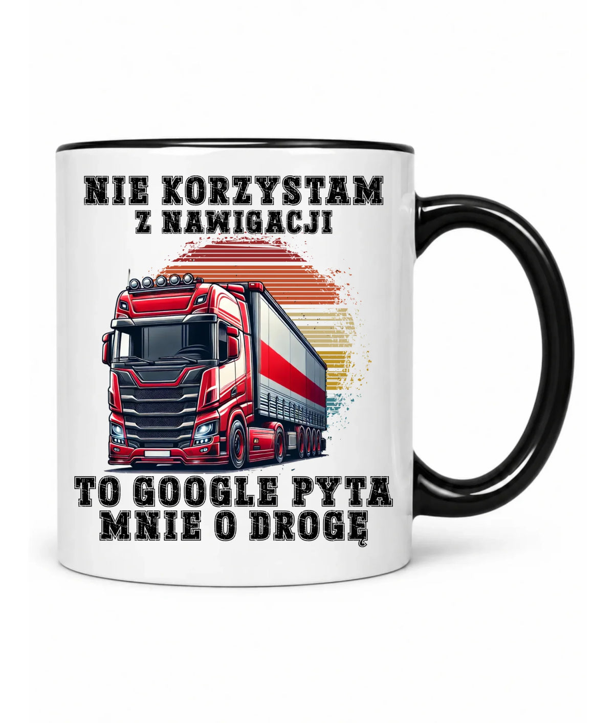 Kubek dla kierowcy ciężarówki - Google pyta mnie o drogę ZKT10