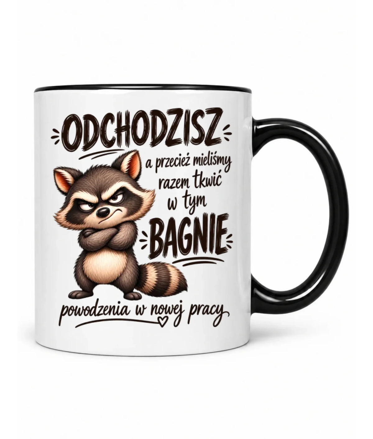 Kubek na odejście z pracy - Razem w tym bagnie