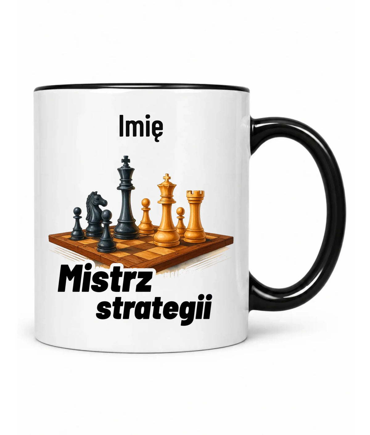 Kubek dla szachisty - Mistrz strategii - personalizowany HSZ11