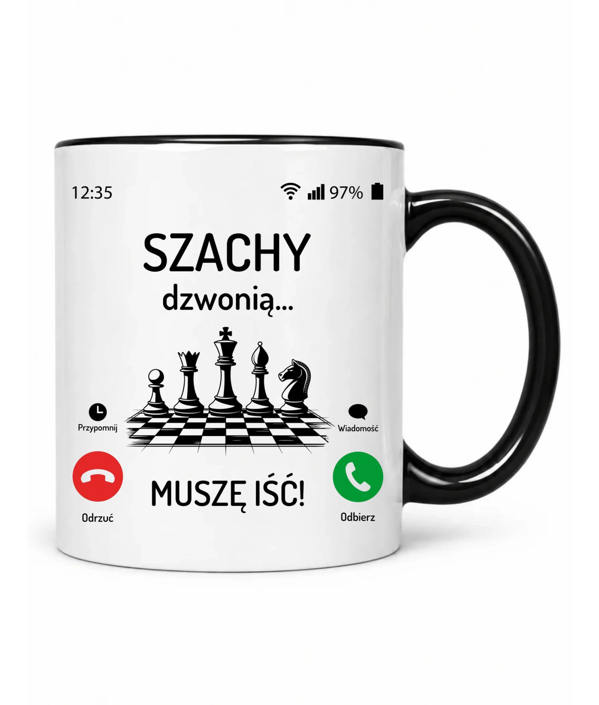 Kubek dla szachisty - Szachy dzwonią HSZ04