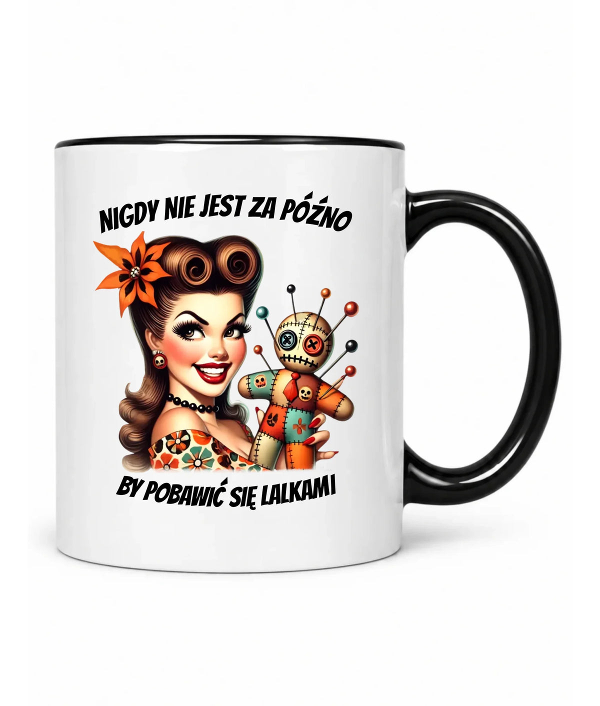 Kubek dla niej - Laleczka Voodoo retro DZ21