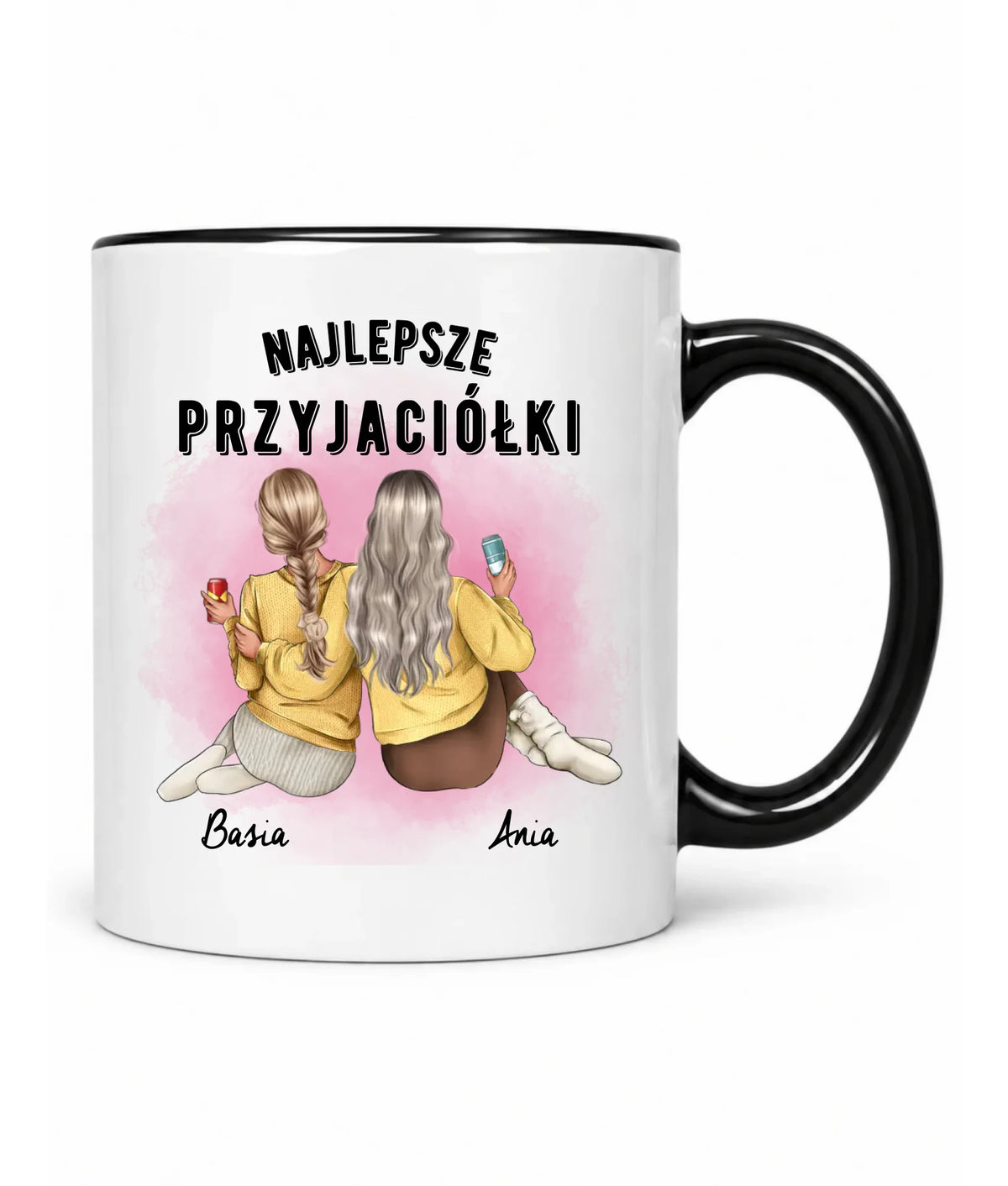 Kubek - prezent dla przyjaciółek - Najlepsze przyjaciółki 2-4 osób - personalizowany PR01